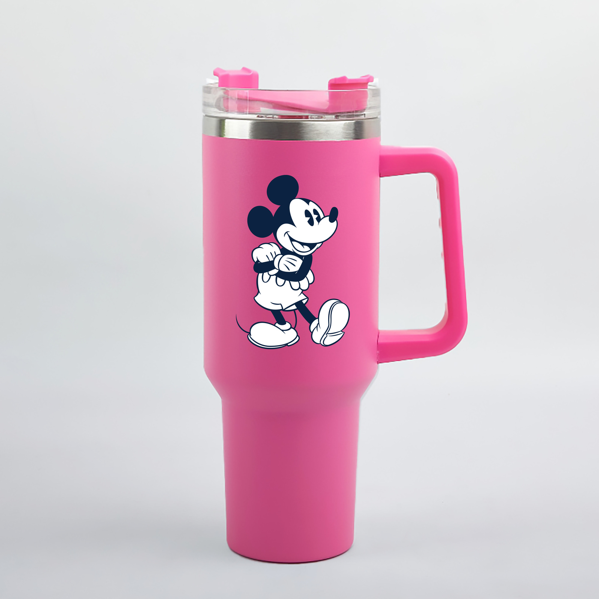 （画像用） ミッキーマウス Mickey Mouse 1200mL車用タンブラー（カラープリント）